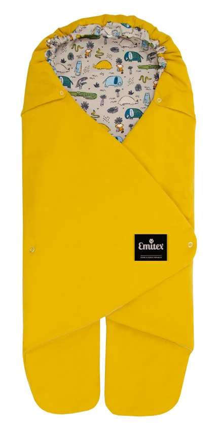 Emitex Zavinovačka BEA obojstranná - Animal Horčica žltá