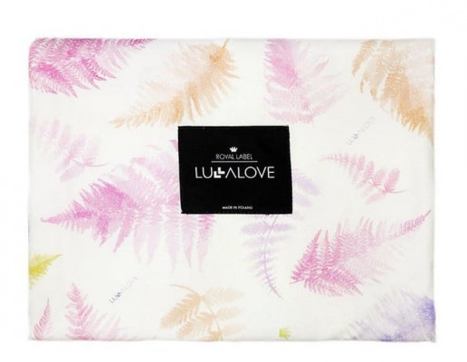 Lullalove Bambusová prikrývka 100x150cm - Paprade ružové