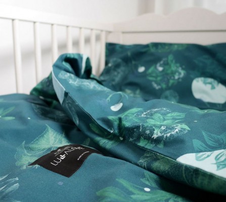Lullalove Bavlnené posteľné obliečky 135x100cm - Moon Garden