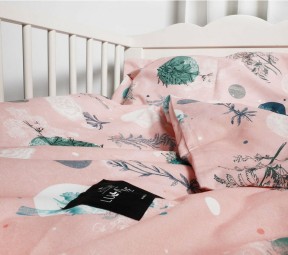 Lullalove Bavlnené posteľné obliečky 135x100cm - Rose Garden