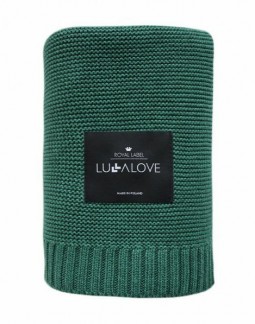 Lullalove Bambusová deka 80x100cm - Smaragdová zeleň