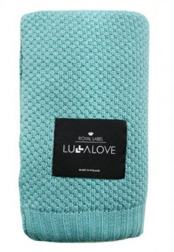 Lullalove Bambusová deka 80x100cm - Azúrová modrá