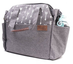 Kinder Hop Prebaľovacia taška na kočík 2v1 Traveler Bag, Space Grey