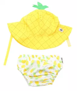 Zoocchini UV Set - klobúčik a plavky Ananás (12-24mes)