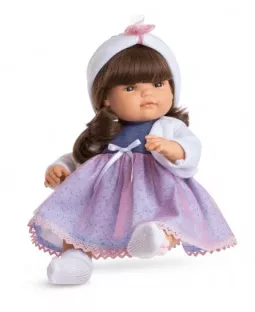 BERJUAN Interaktívna bábika CLAUDIA brunettka, 40cm NEW