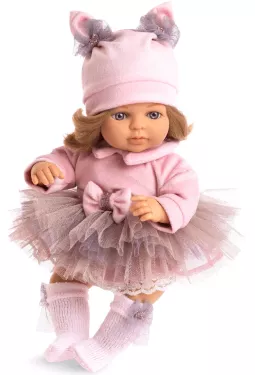BERJUAN Interaktívna bábika CLAUDIA blondínka, 40cm NEW