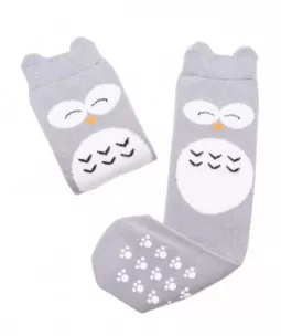 Mama's Feet Detské podkolienky CRAZY ANIMALS Wise Owl, 3-4roky
