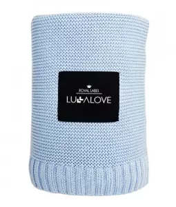 Lullalove Bambusová deka 80x100cm - Baby Blue
