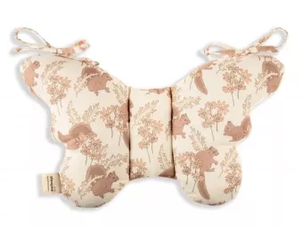 Stabilizačný vankúšik Sleepee Butterfly pillow, Vintage Animals Almond