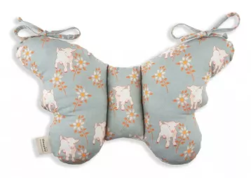 Stabilizačný vankúšik Sleepee Butterfly pillow, Vintage Animals Sky Blue